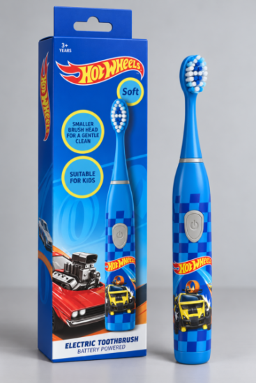 Elektrische Kinder Tandenborstel HotWheels Soft Blauw