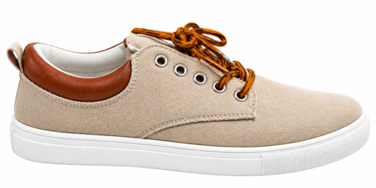 Heren Sneakers Ecru/Lichtbruin – Sportief, Stijlvol & Comfortabel - Afbeelding 2
